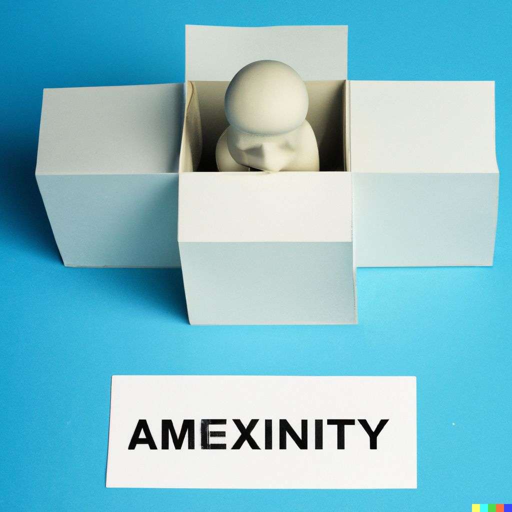 a representation of anxiety, blueprint